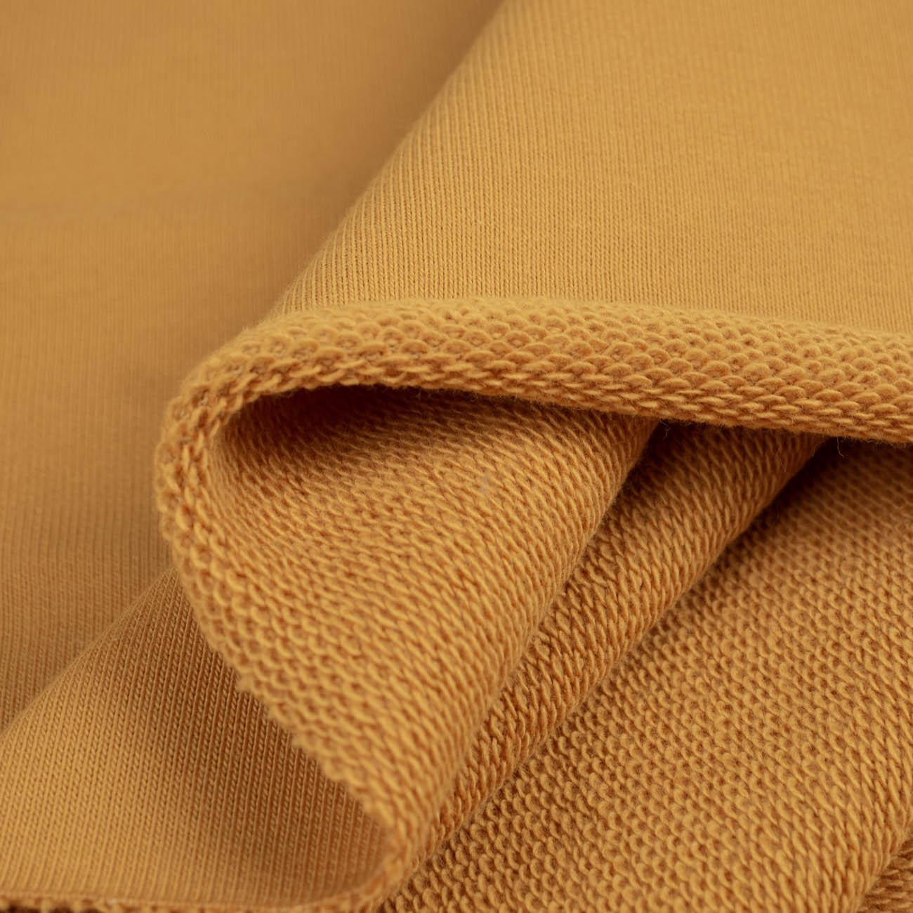 D-09 MUSTARD - thick looped knit 