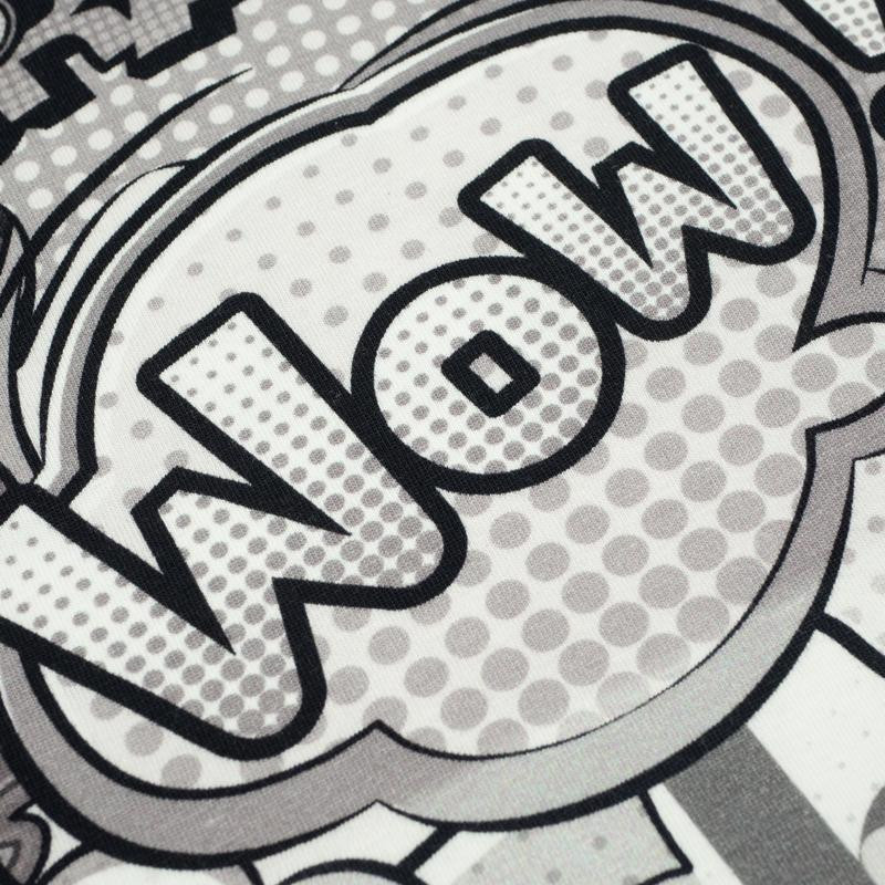 COMICS (black-white) - single jersey with elastane TE210