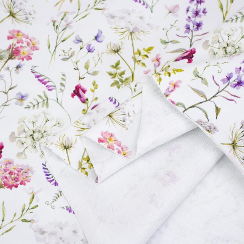 PASTEL FLOWERS - looped knit SP250