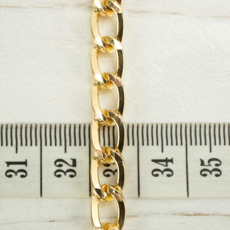 Decorative chain 7x11 mm - gold