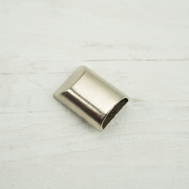 Metal zipper end pat. 2 - silver