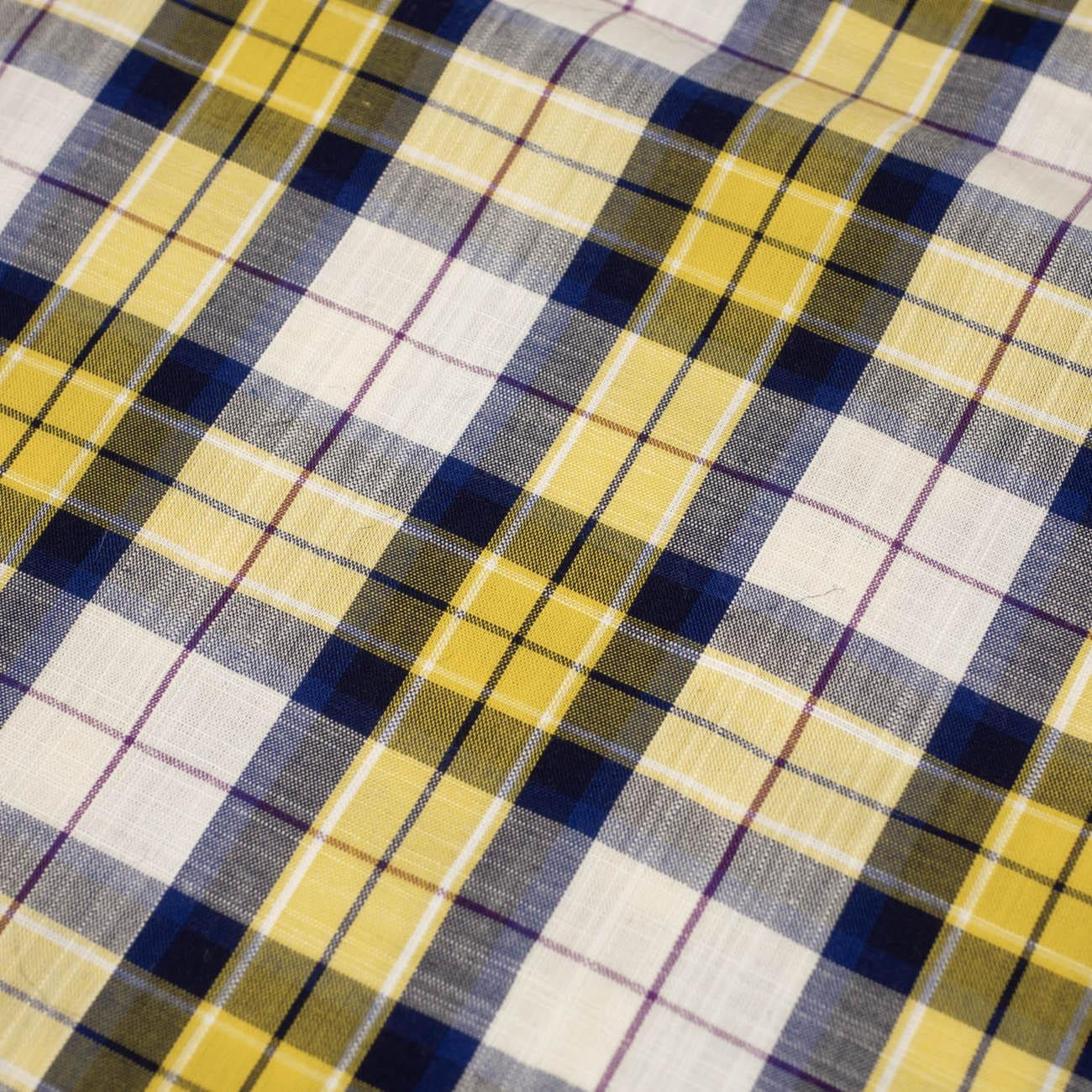 COLORFUL CHECK - Cotton woven fabric