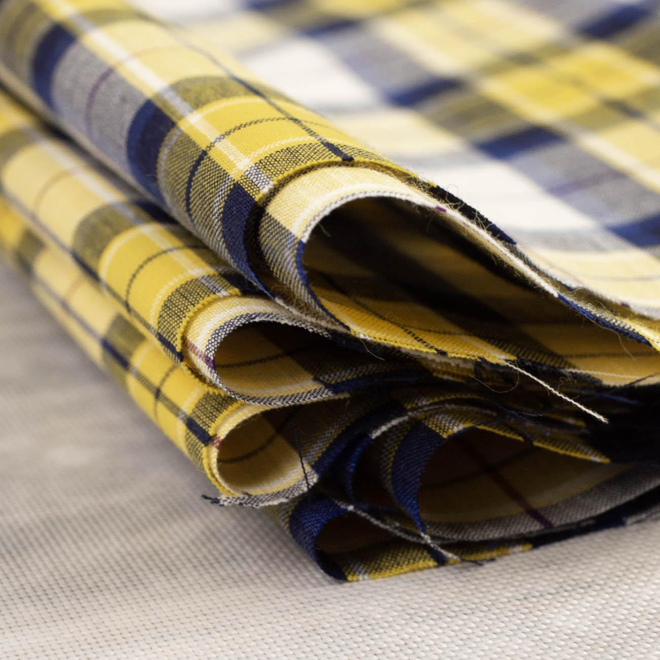 COLORFUL CHECK - Cotton woven fabric