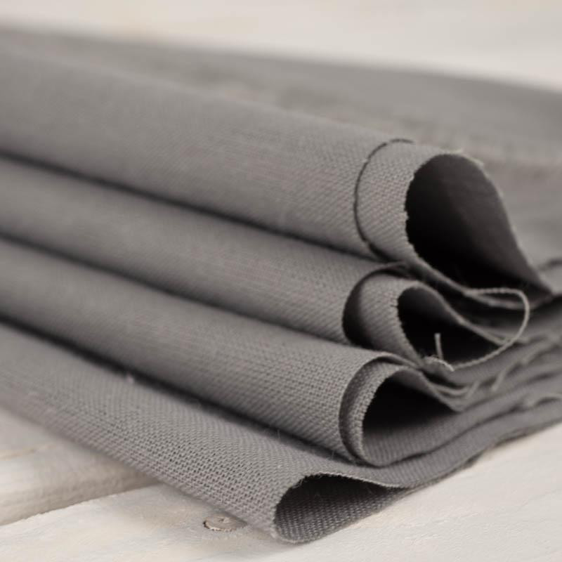 GREY - Cotton woven fabric