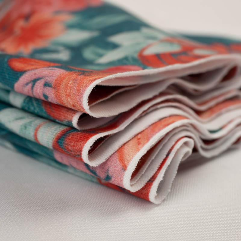 ROSES AND PEONIES pat. 5 - single jersey with elastane