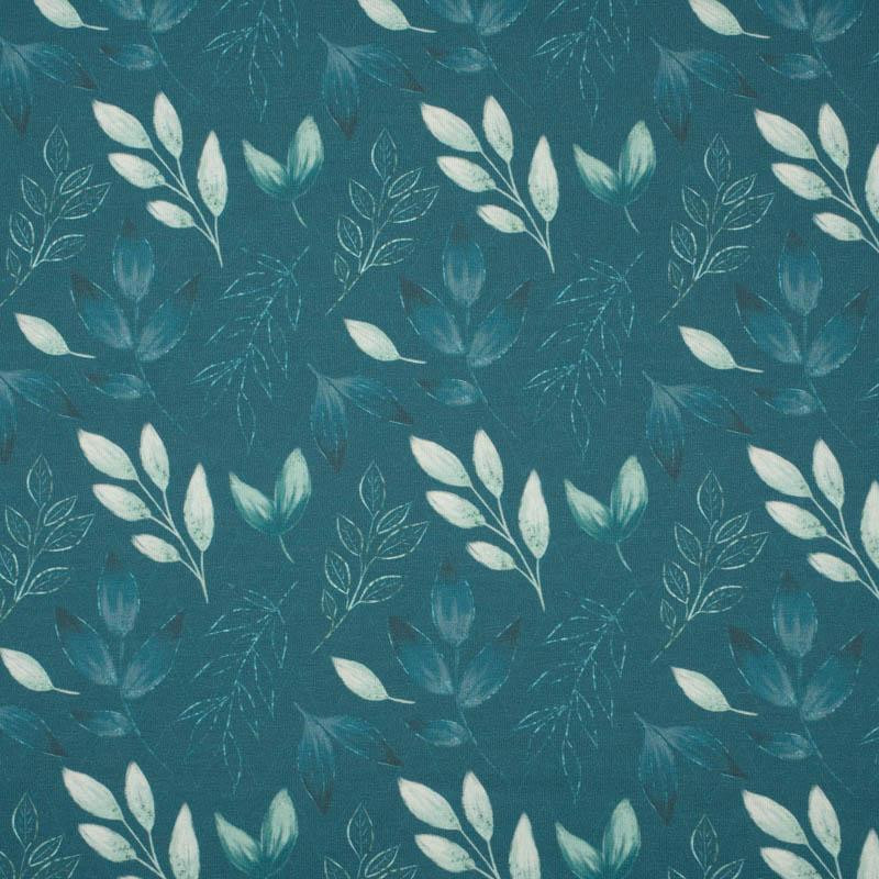 LEAVES pat. 9 - single jersey with elastane