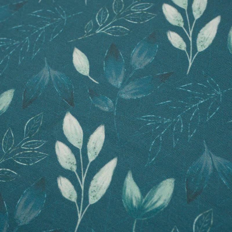 LEAVES pat. 9 - single jersey with elastane