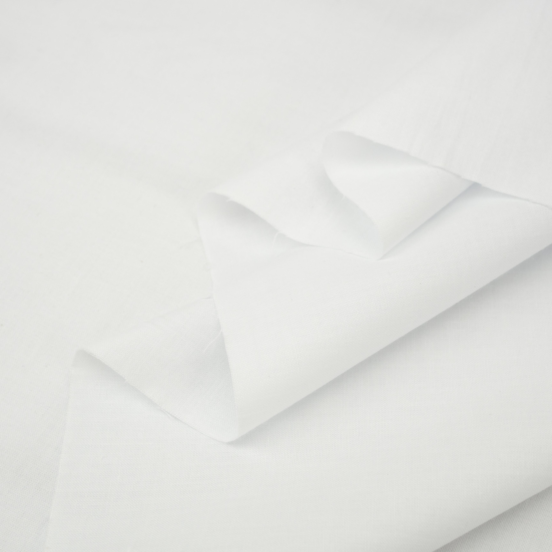 WHITE - Cotton woven fabric