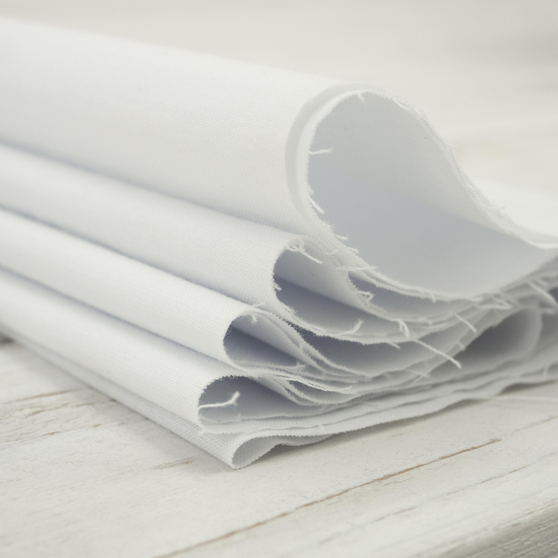 WHITE - Cotton woven fabric
