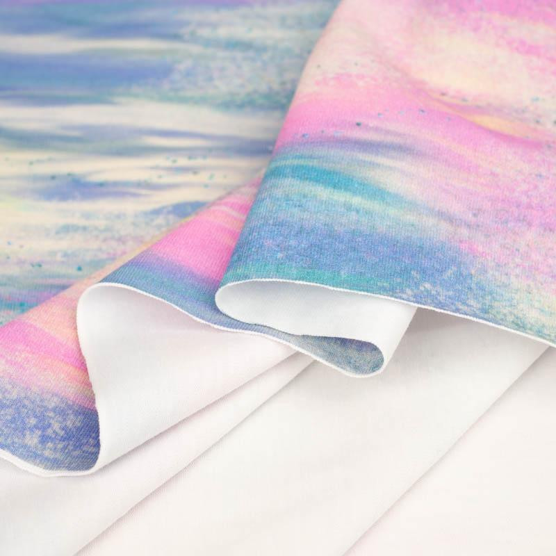 RAINBOW OCEAN pat. 5 - single jersey with elastane 