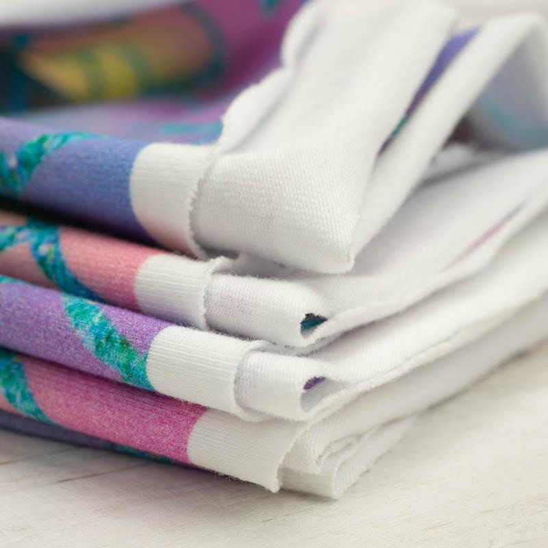 RAINBOW OCEAN pat. 4 - single jersey with elastane 