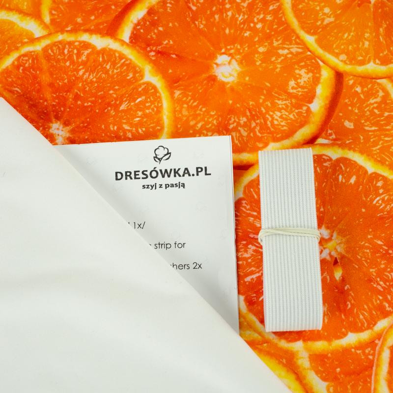 Boy's swim trunks - ORANGES - sewing set