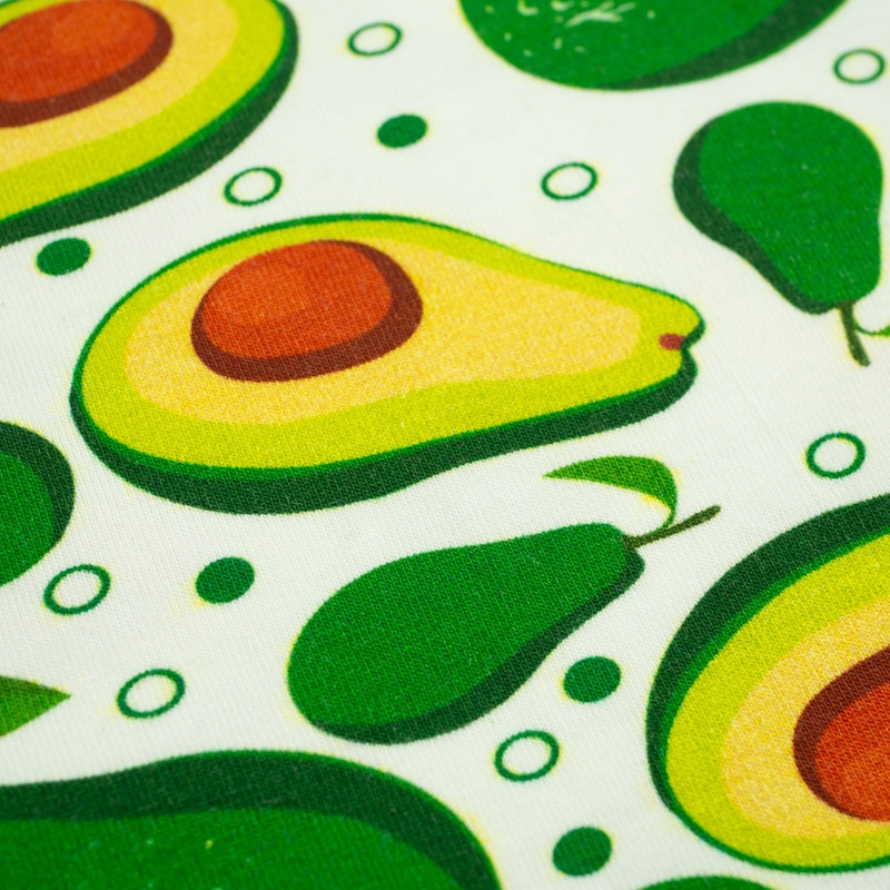 AVOCADOS - single jersey with elastane