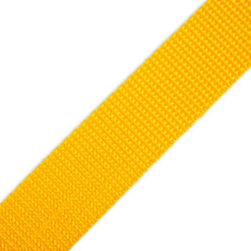 Webbing tape - canary yellow / Choice of sizes