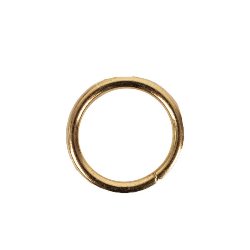 Metal ring 20 mm - gold