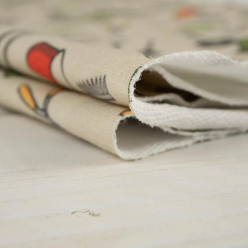 GARDENER PAT. 1 (HOBBIES AND JOBS) - looped knit fabric