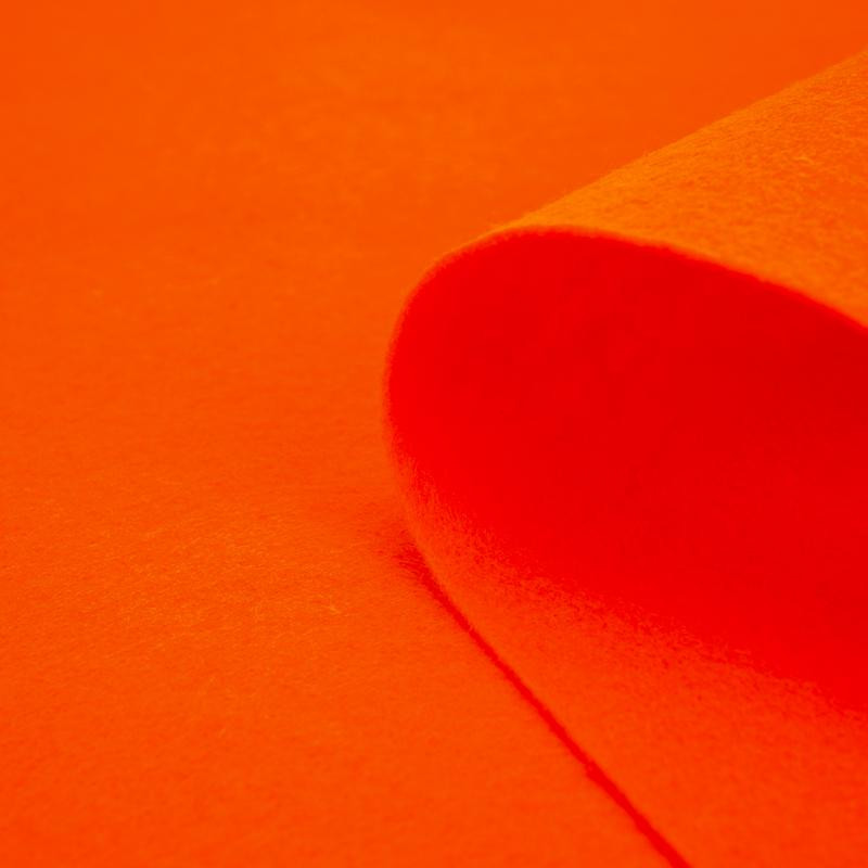 Decorative felt 41x50 -  orange neon