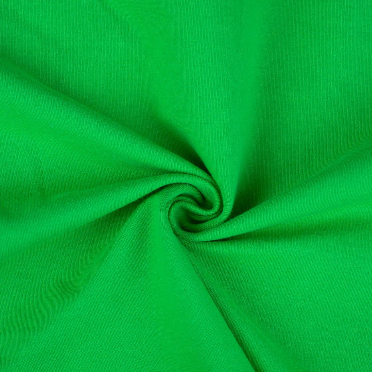GREEN - looped knitwear with elastan