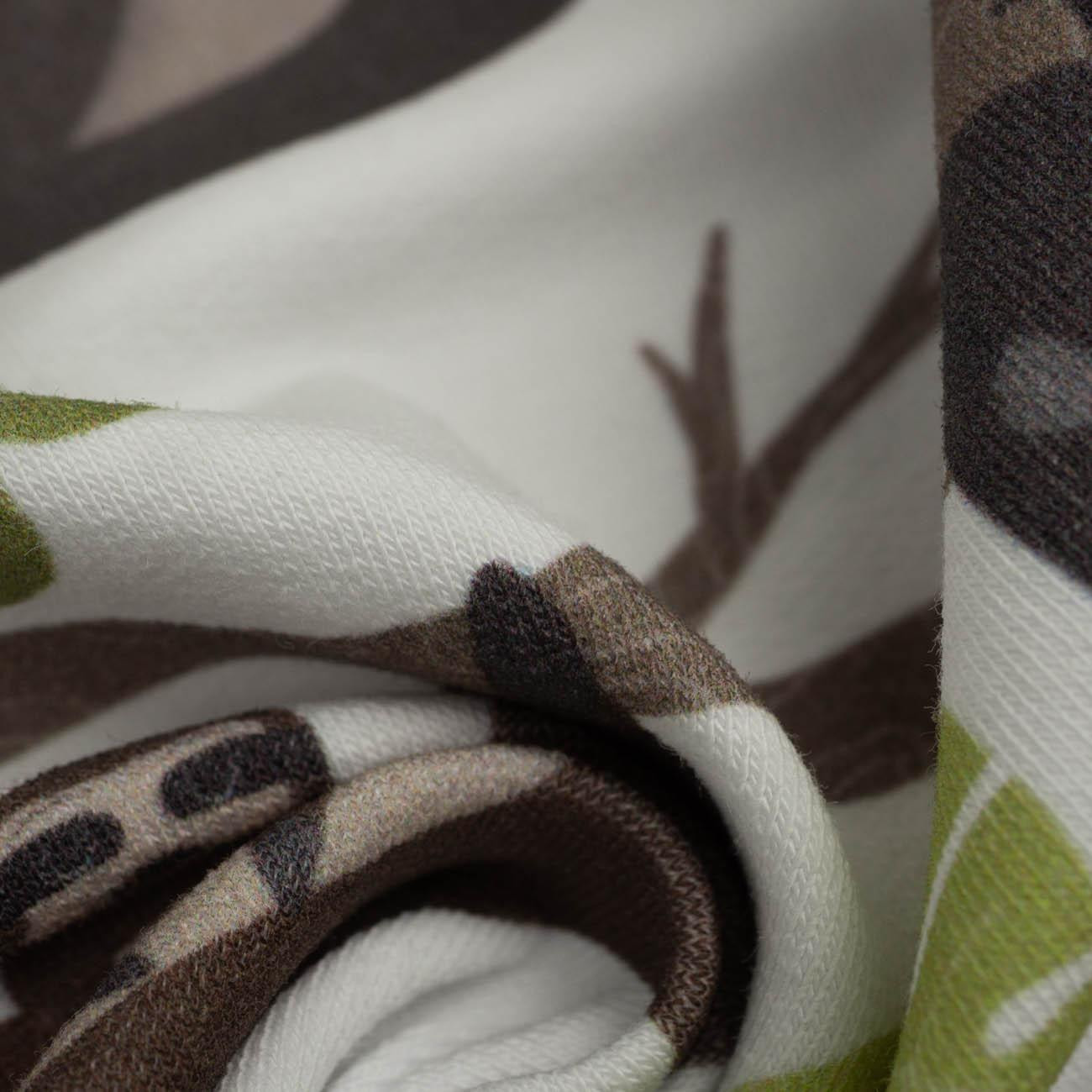 SLOTHS / mosteras (SLOTHS) / white - looped knit fabric