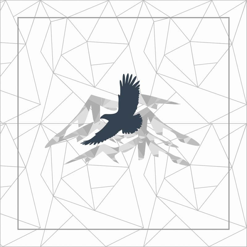 CUSHION PANEL - EAGLE (ADVENTURE) / white ice