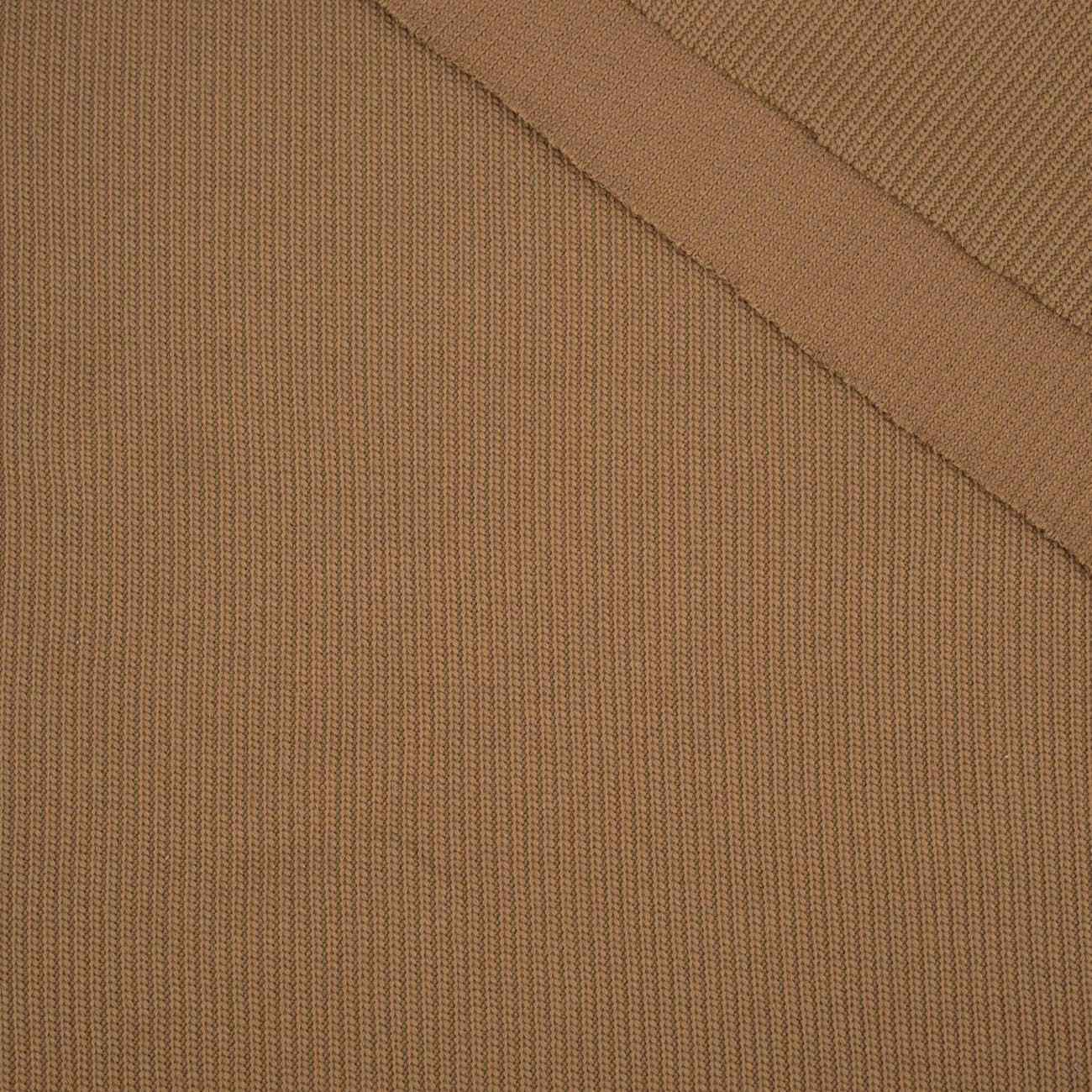 COFFEE - Cotton sweater knit fabric 320g