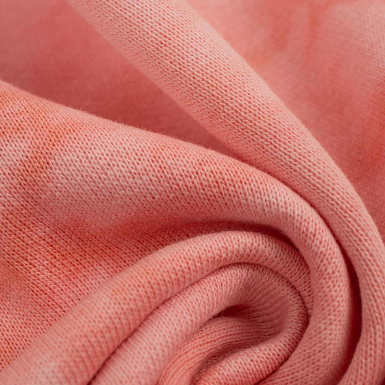 BATIK pat. 2 / pink - brushed knitwear with elastane