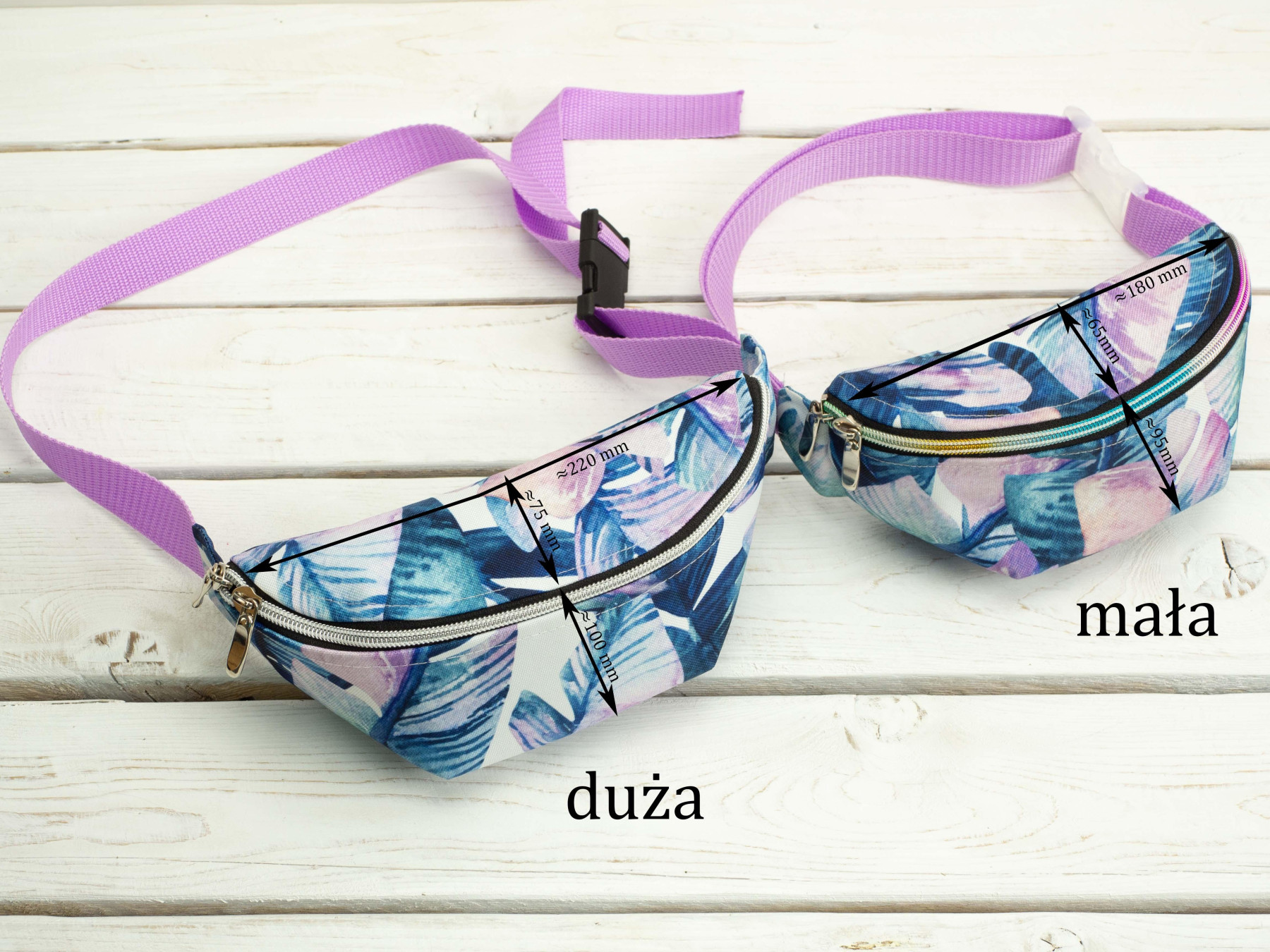 HIP BAG - TROPICAL LILIES - big