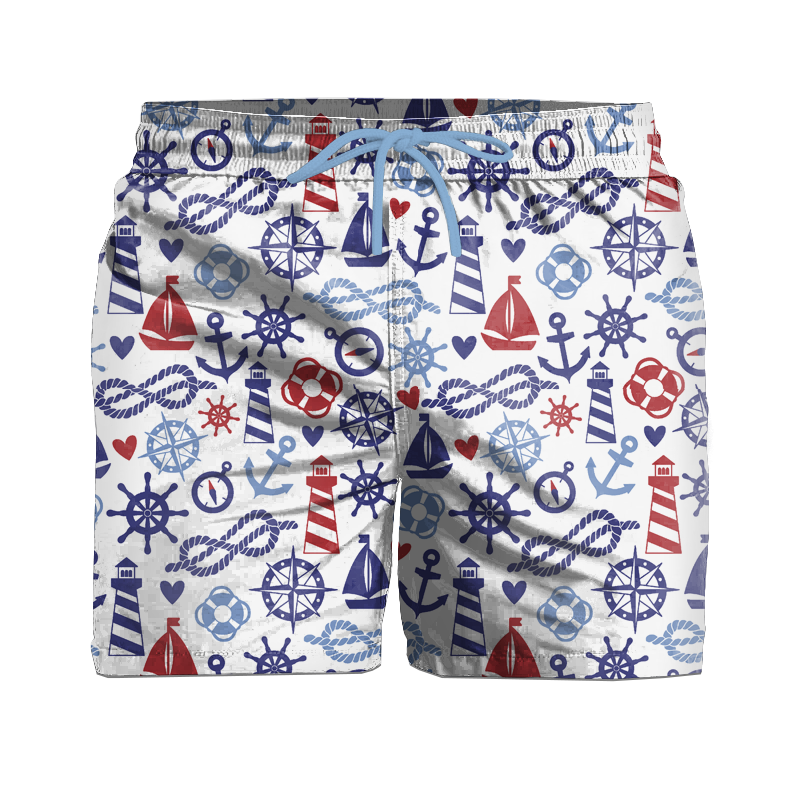 Men's swim trunks - HARBOR MIX - sewing set