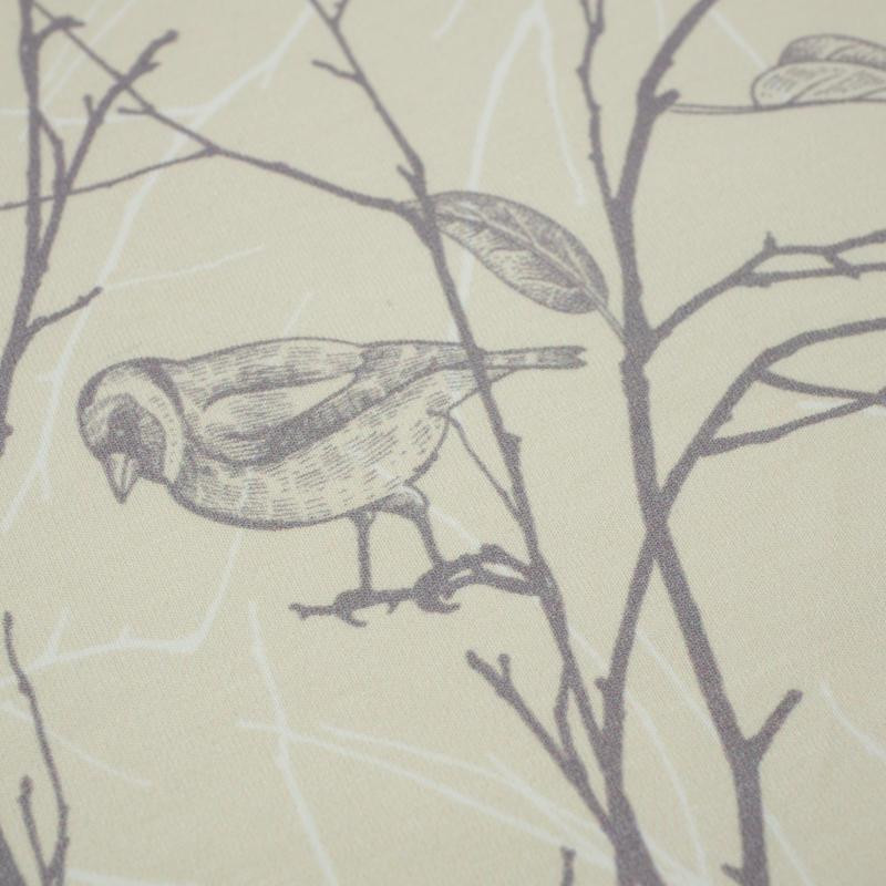 BIRDS / beige - looped knit 