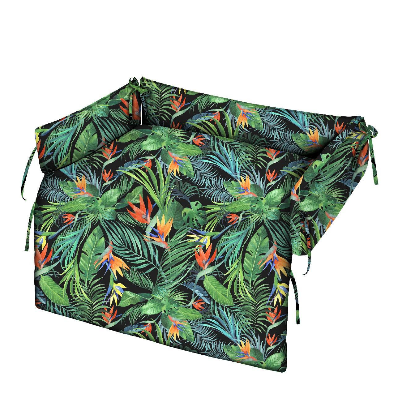 ANIMAL BED - PARADISE JUNGLE / black - sewing set - S