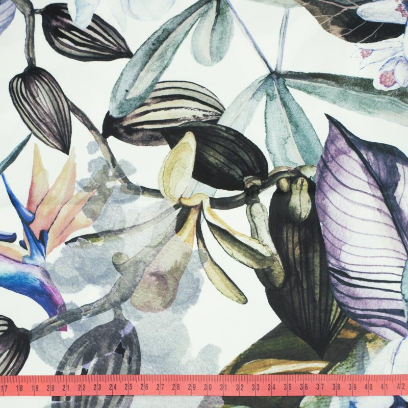 PARADISE FLOWERS - Nylon fabric premium