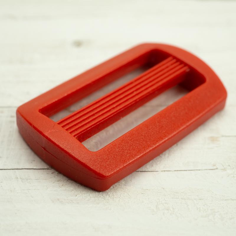 Plastic adjusting buckle B 30 mm - red