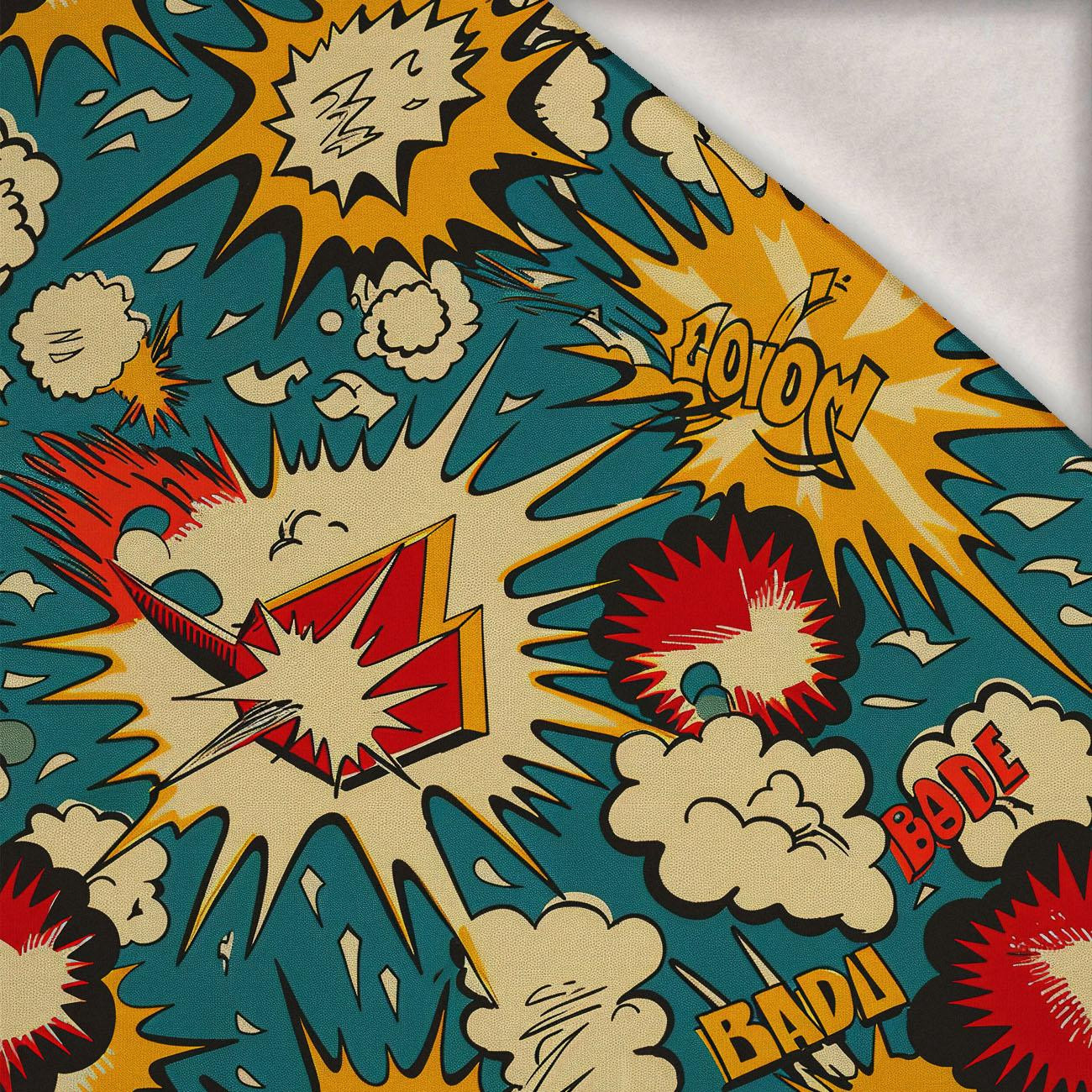 RETRO COMICS PAT.7 - brushed knitwear with elastane ITY