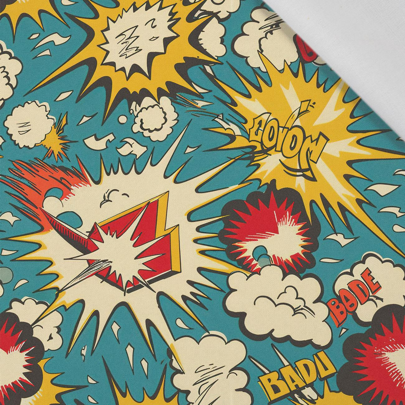 RETRO COMICS PAT.7 - Cotton woven fabric
