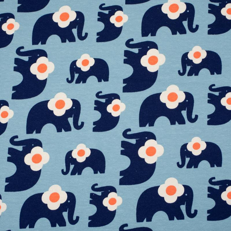 ELEPHANTS / FAIR WORLD / baby blue - single jersey TE210