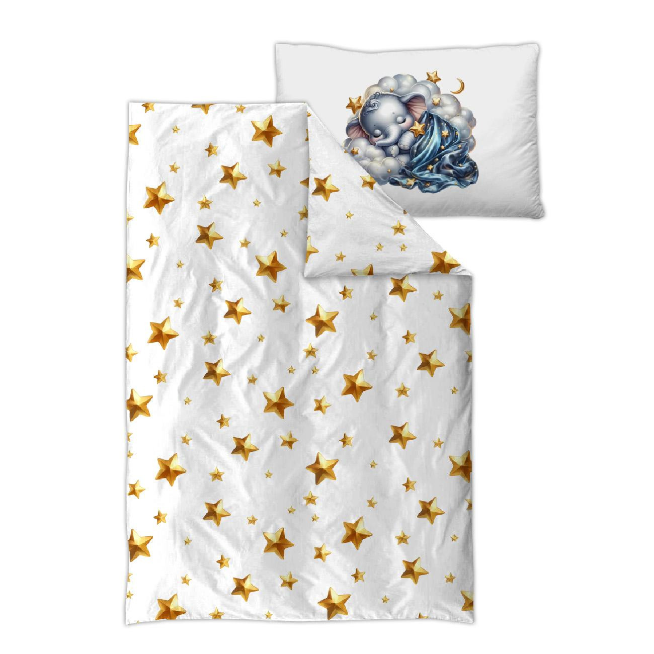 KIDS BEDDING - SLEEPING ELEPHANT - sewing set