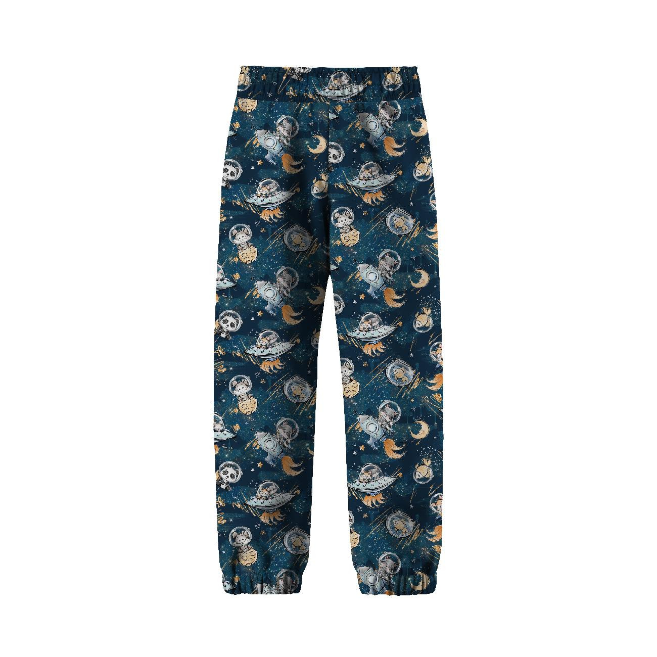 CHILDREN'S SOFTSHELL TROUSERS (YETI) - SPACE CUTIES pat. 9 (CUTIES IN THE SPACE)