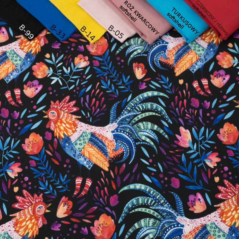 ROOSTERS / black - softshell