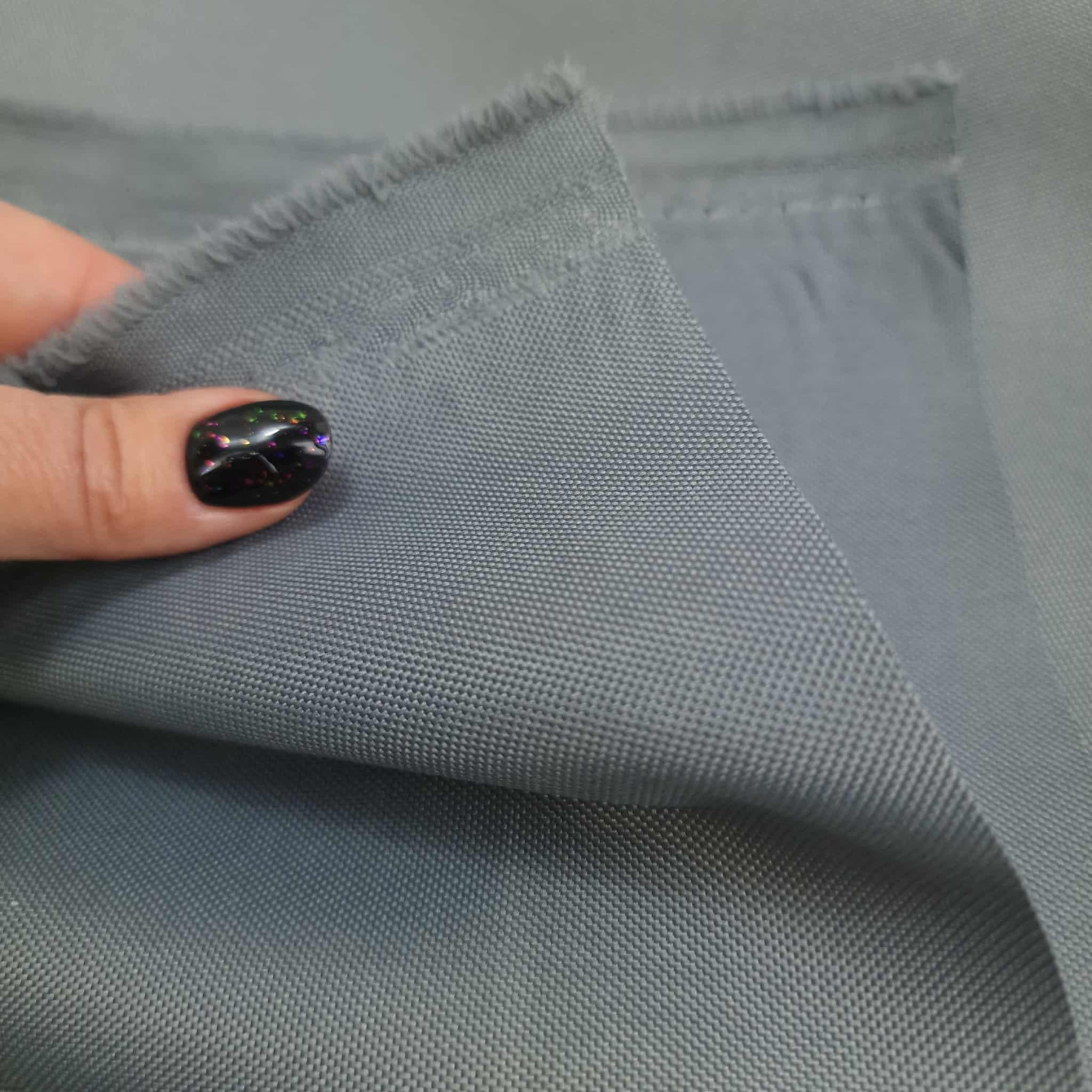 Waterproof woven fabric - STEEL GRAY