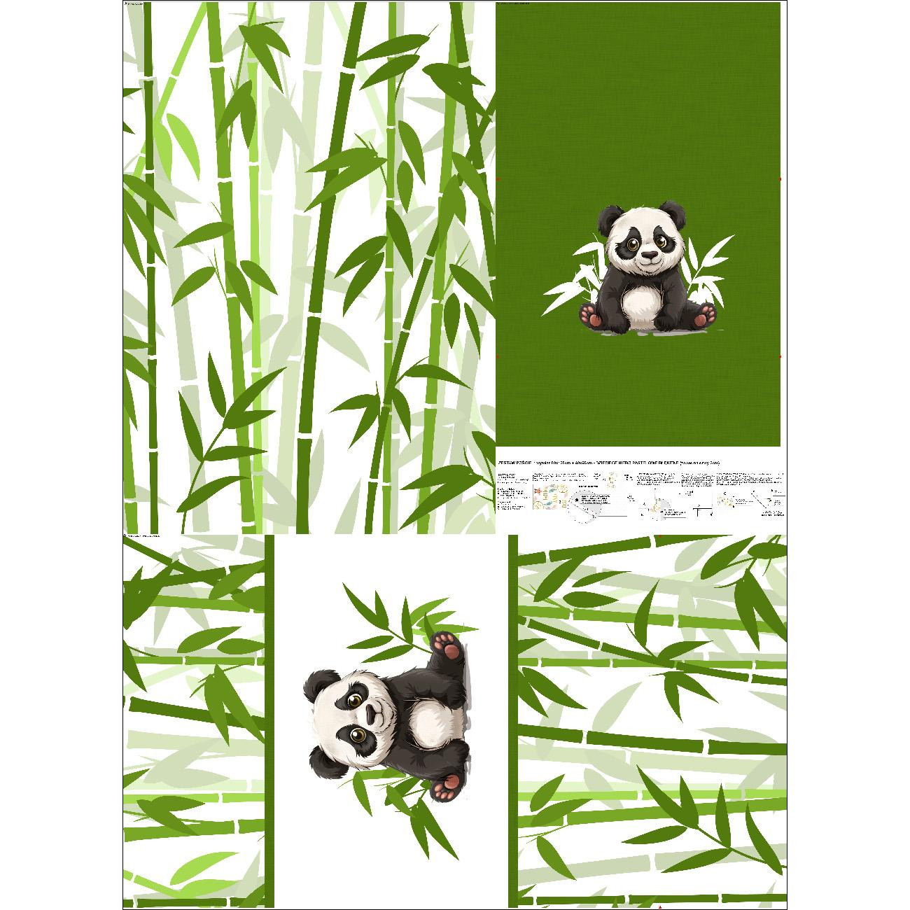 KIDS BEDDING - SWEET PANDA - sewing set