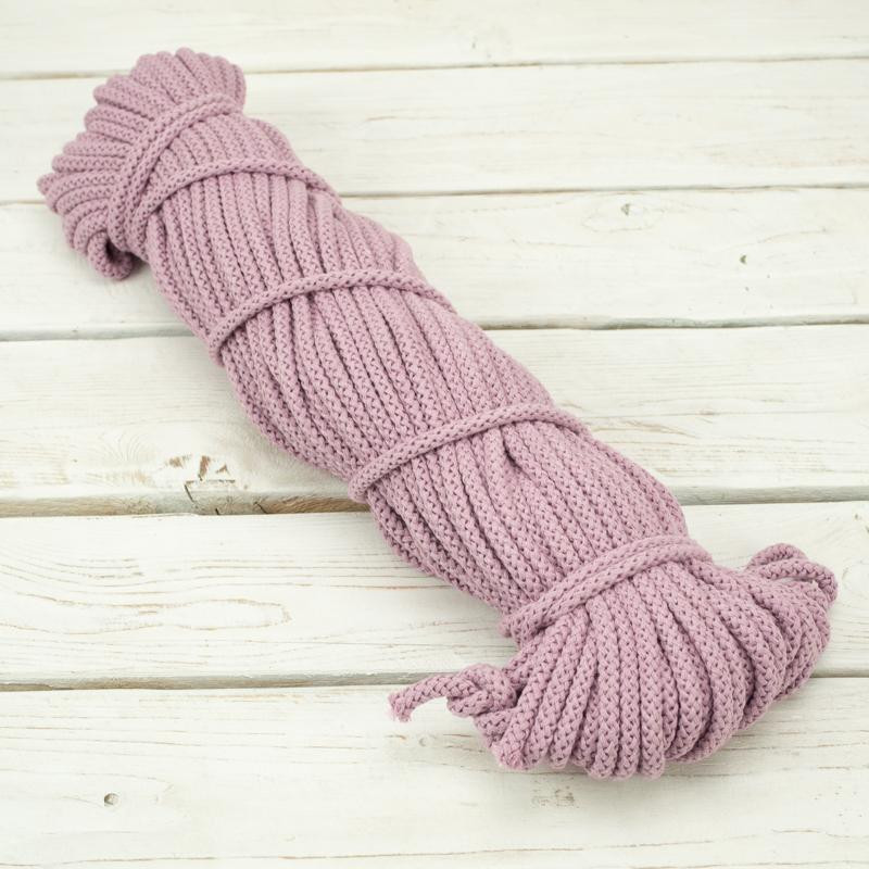 Strings cotton hank 8mm-  rose quartz