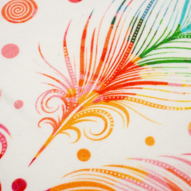 RAINBOW FEATHERS - looped knit 