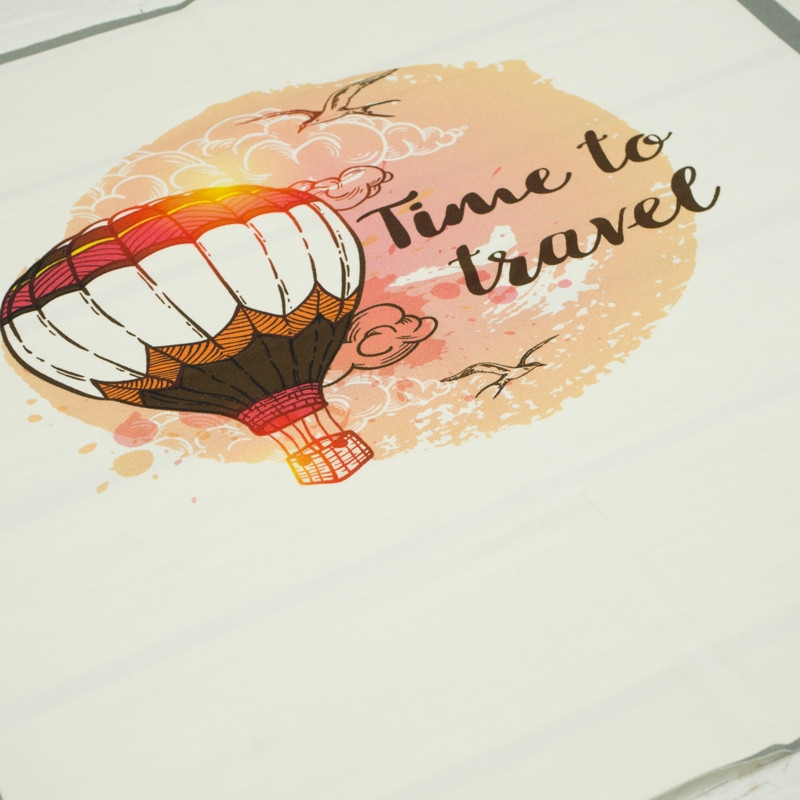 TIME TO TRAVEL - panel single jersey TE210