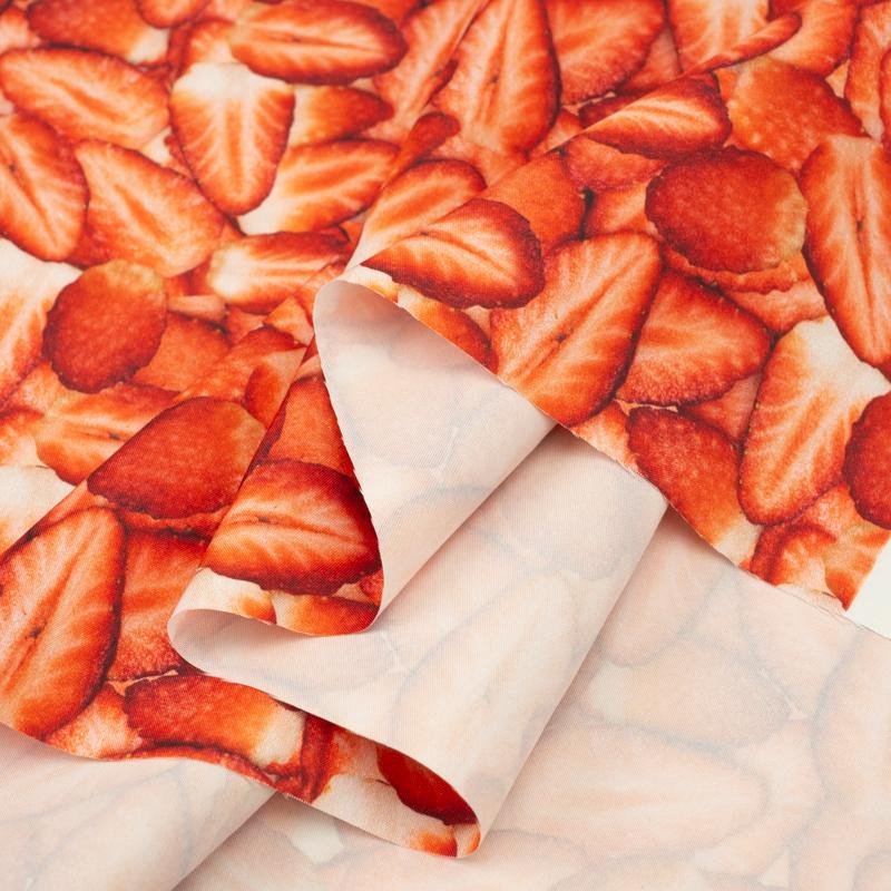 STRAWBERRIES - quick-drying woven fabric