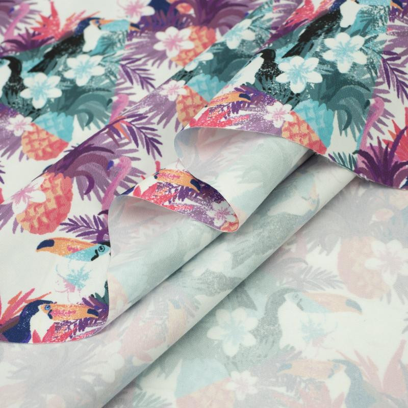 TOUCANS - quick-drying woven fabric