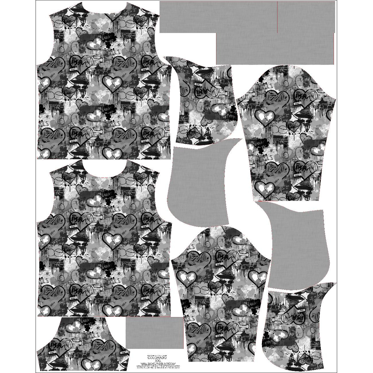 MEN’S HOODIE (COLORADO) - VALENTINE'S DAY 15 - sewing set
