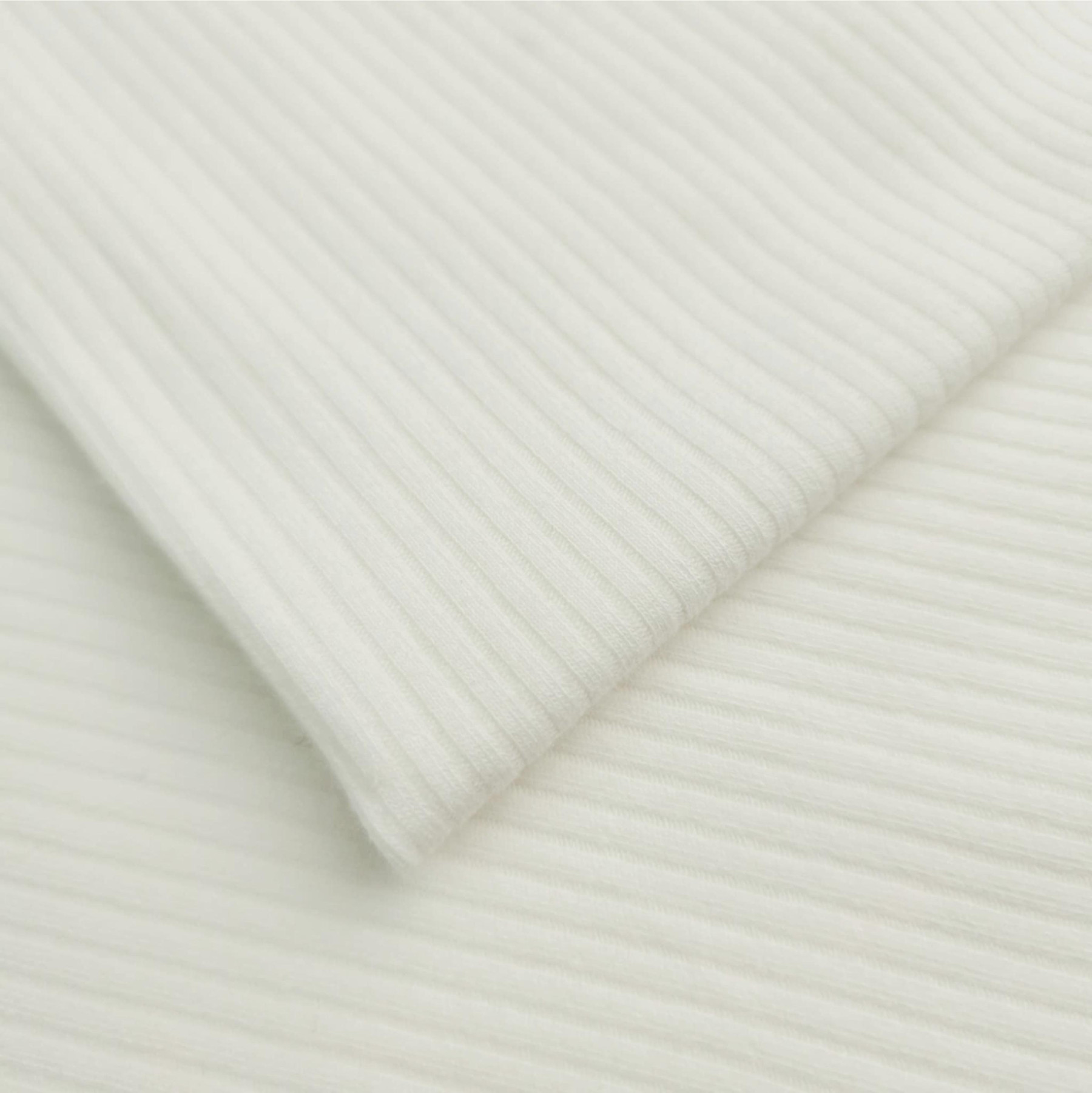 Ribbed Knit HARMONIA 4x2 - Cloud Dancer/ ECRU (D-02)