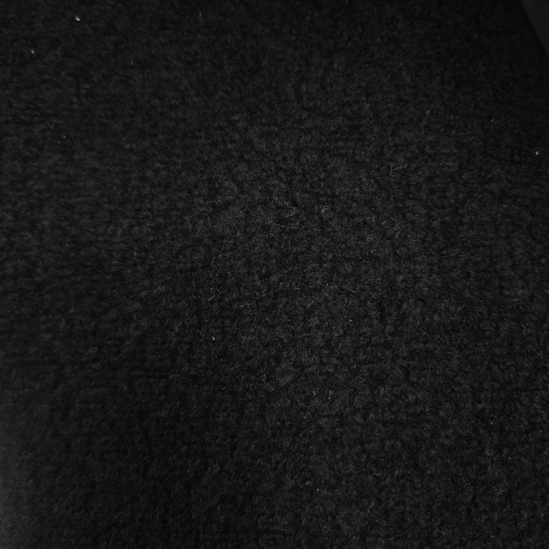 BLACK - Sweater Knit Fabric - Wool BERGEN