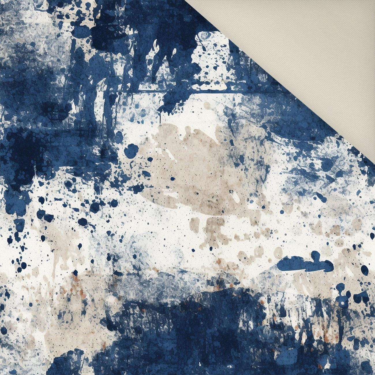 NAVY GRUNGE wz. 7- Upholstery velour 