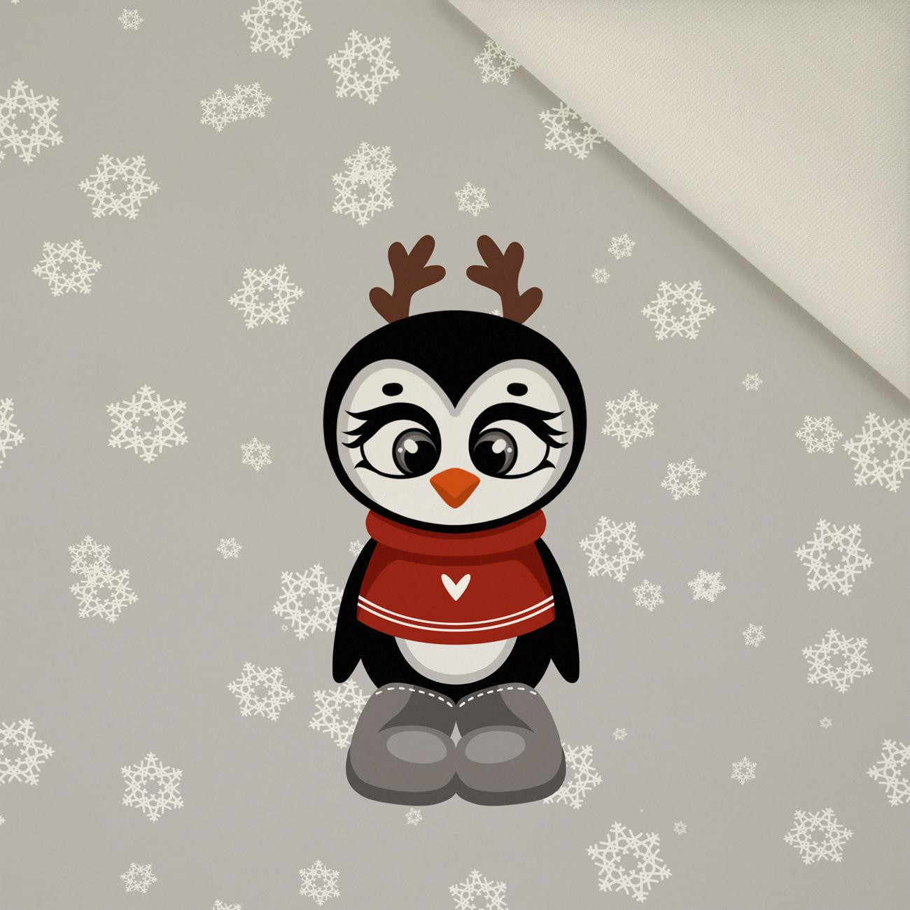 WINTER ANIMALS wz.7 - panel (60cm x 50cm) Upholstery velour